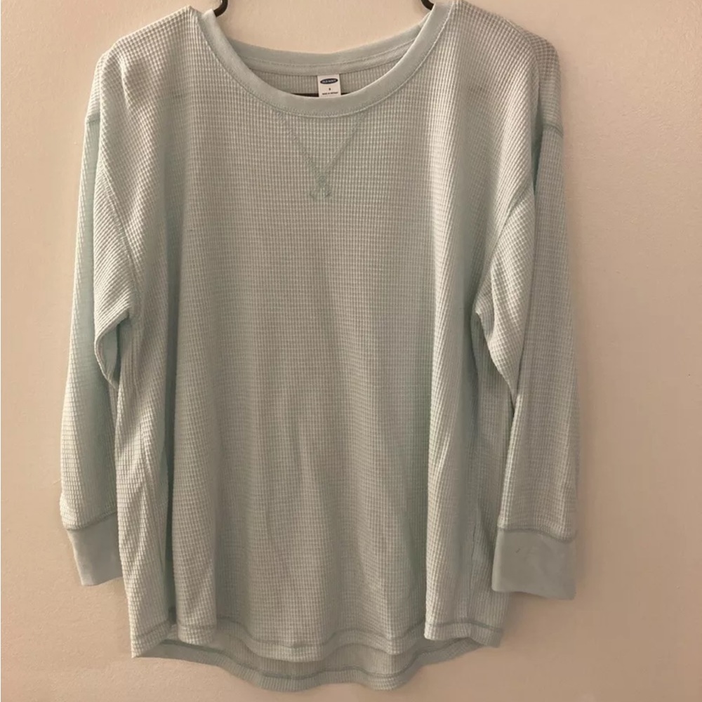 Old navy baby blue thermal in size small